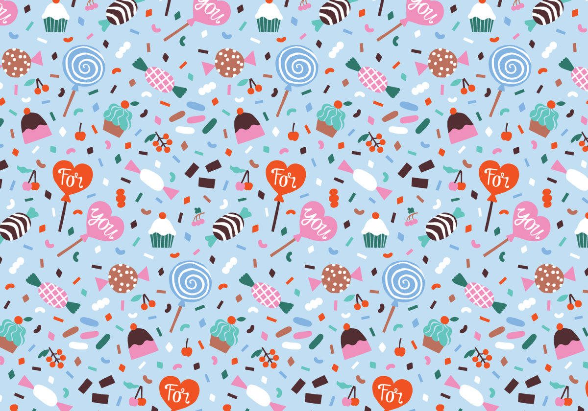 Паттерн конфеты детский