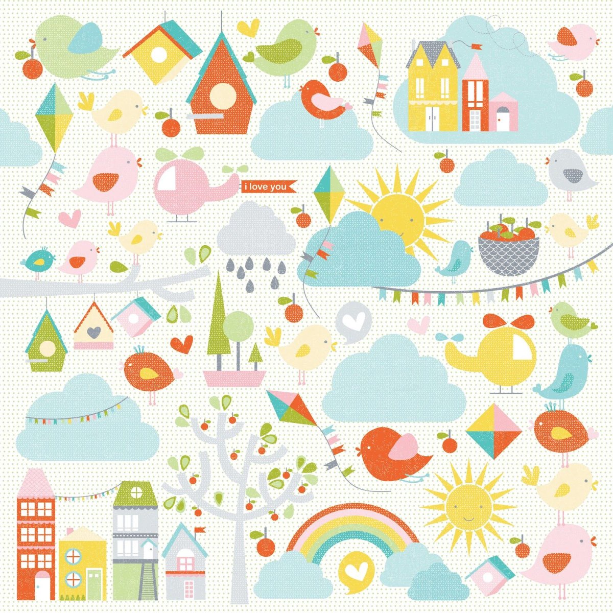 Бумага для скрапбукинга детская тематика