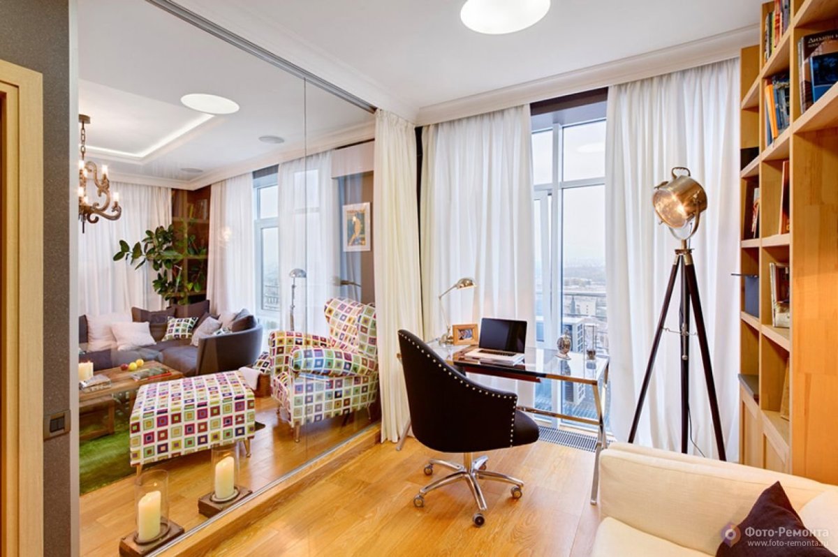 Дизайн комнаты неправильной формы