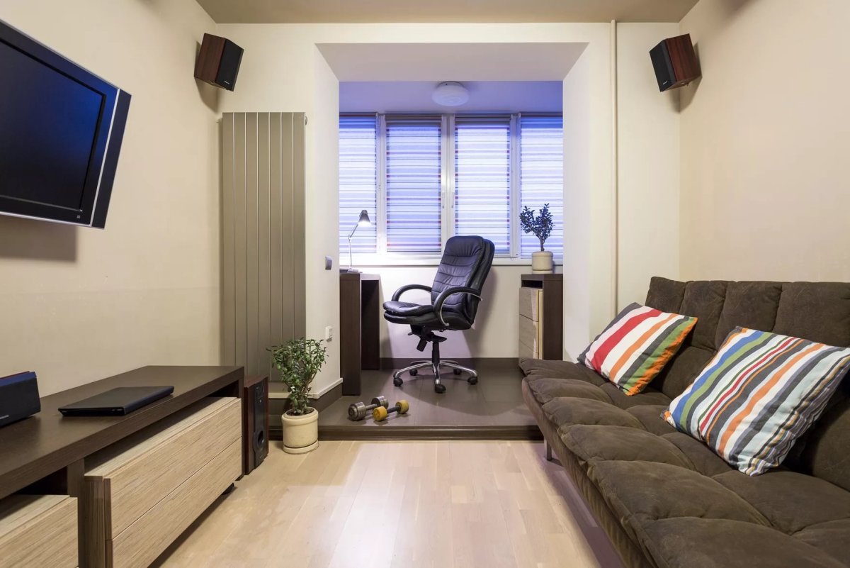 Расположение мебели в узкой длинной комнате