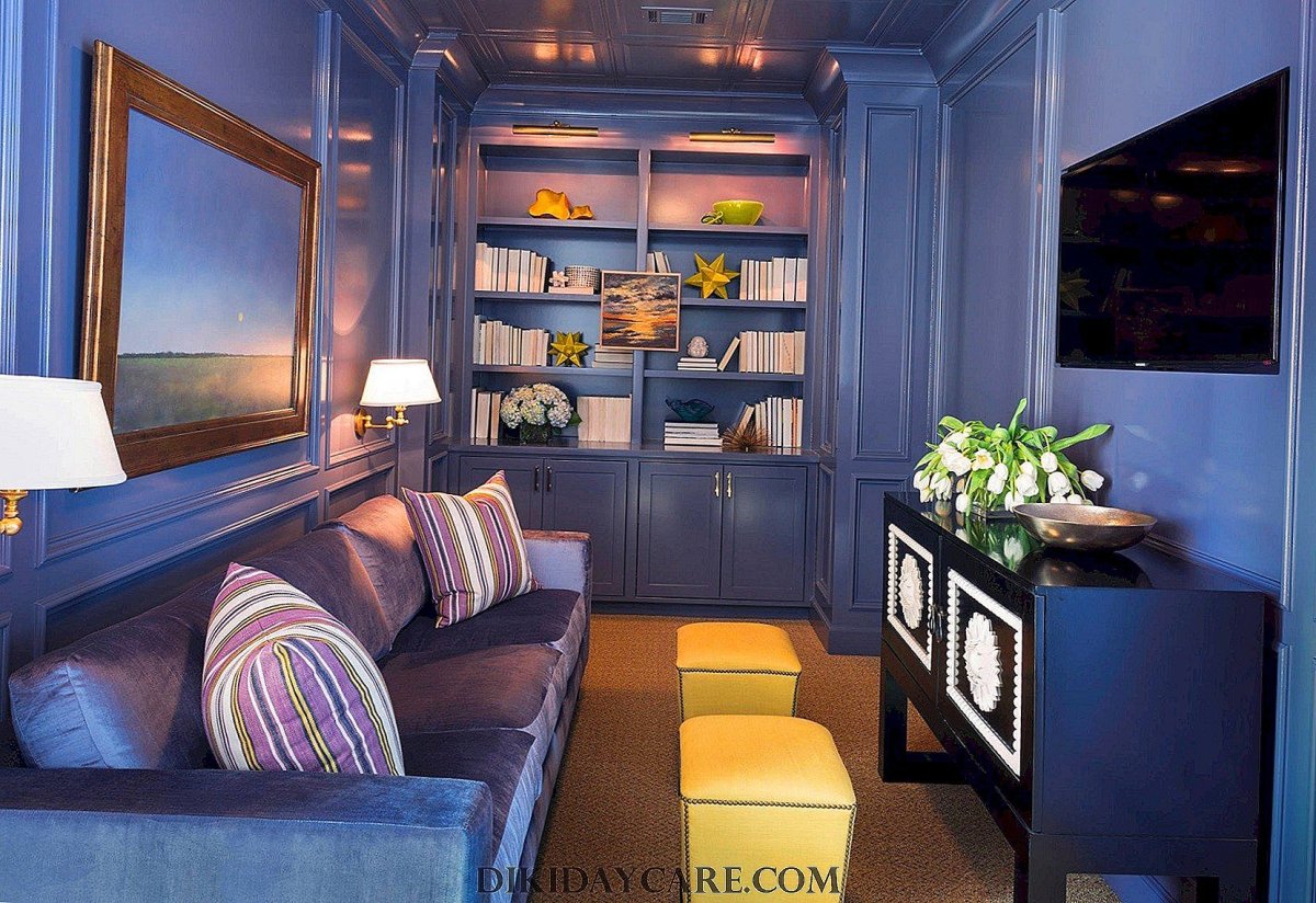 Интерьер узкой комнаты