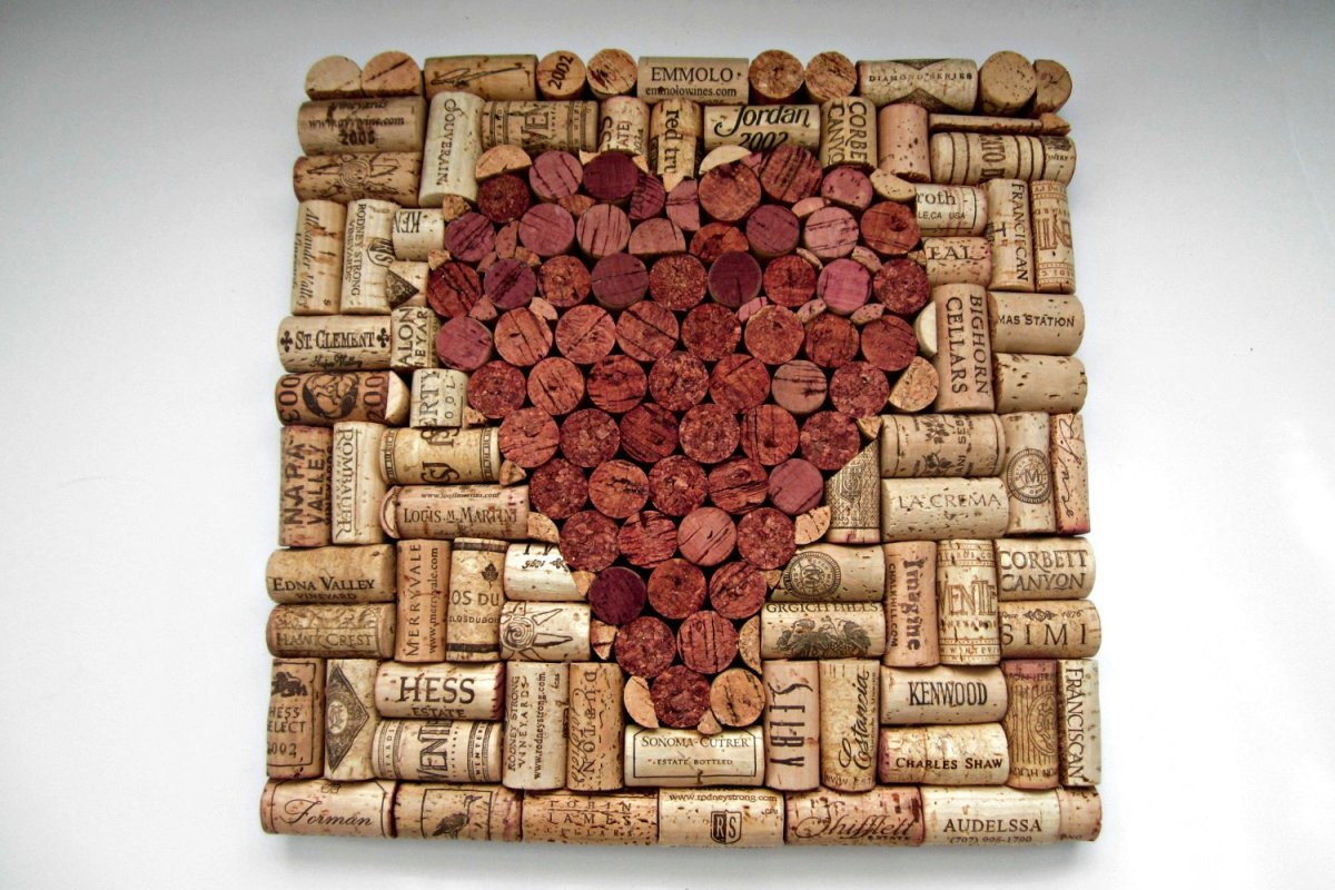 Коврик из винных пробок