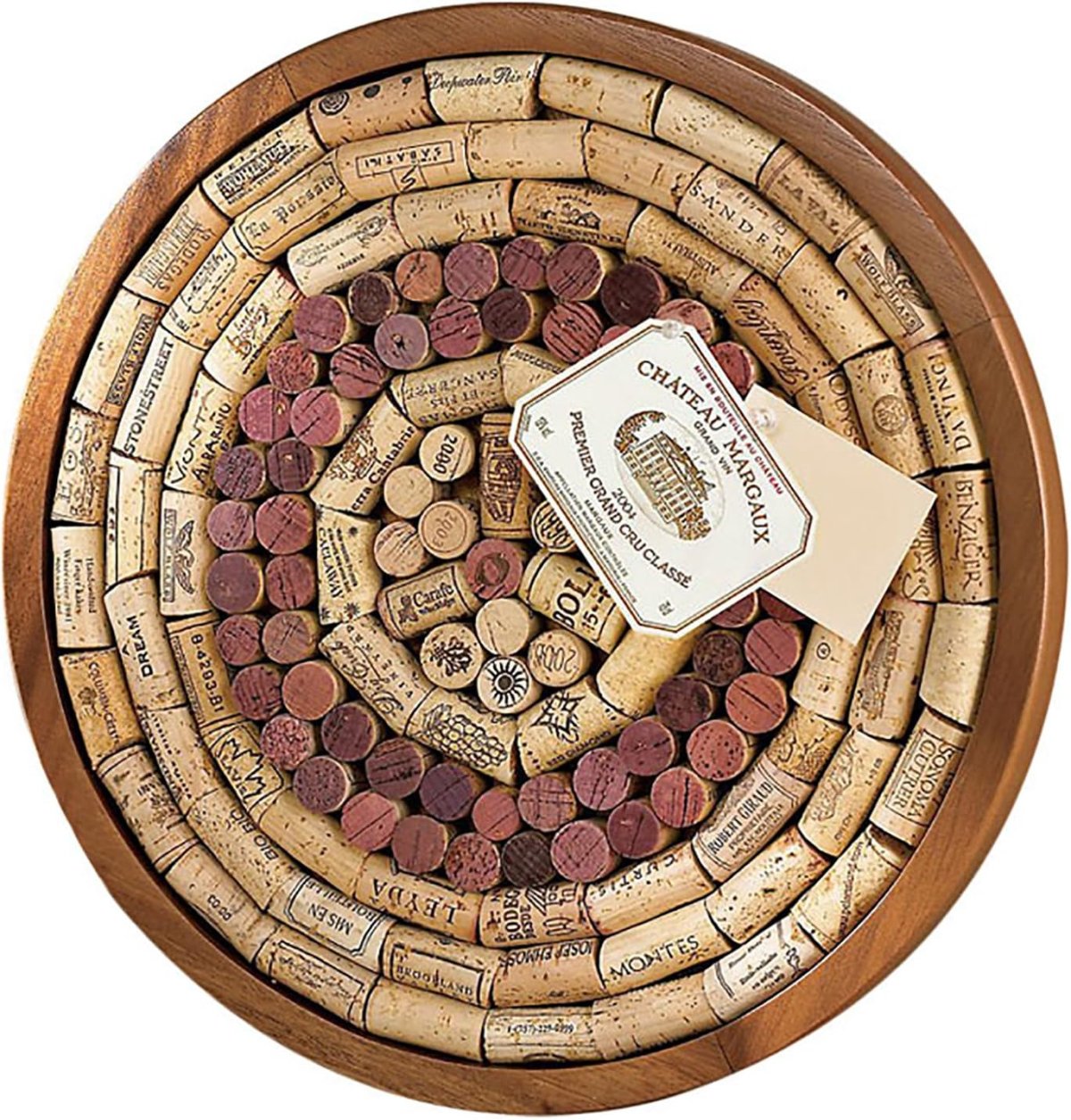 Коврик из винных пробок круглый