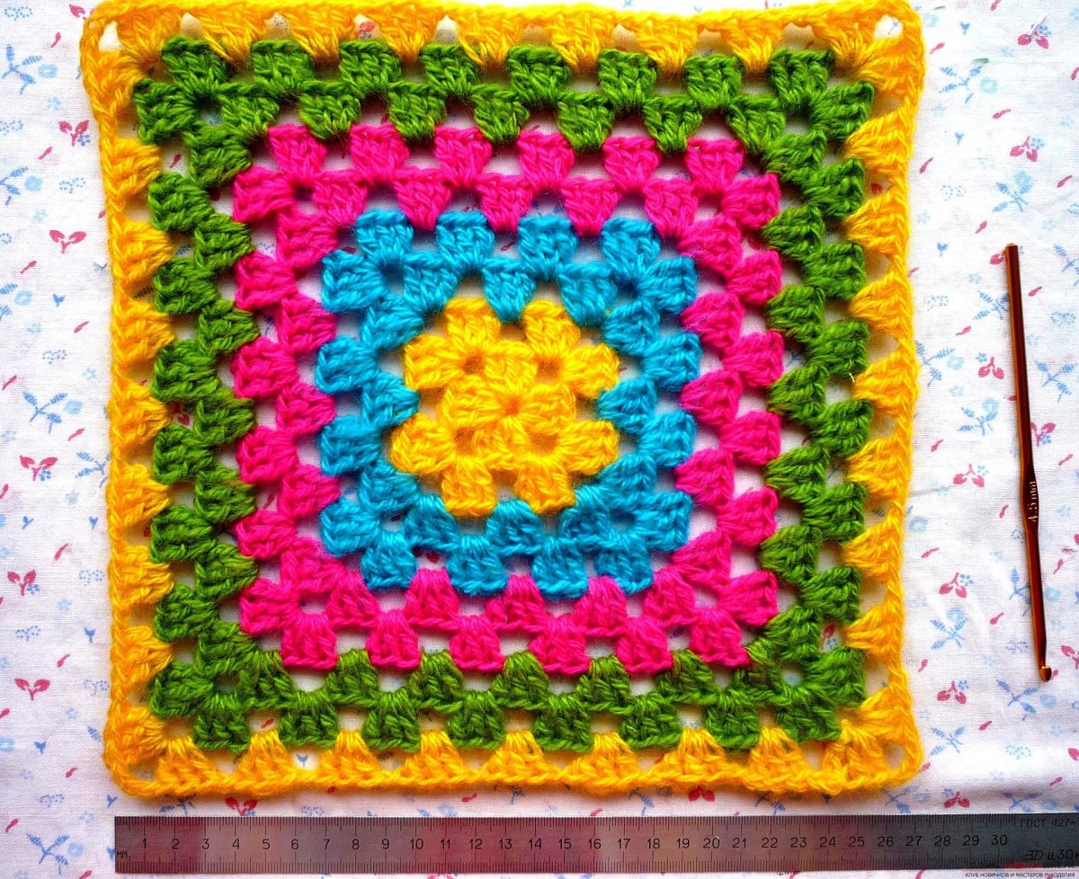 Коврики для табуреток крючком