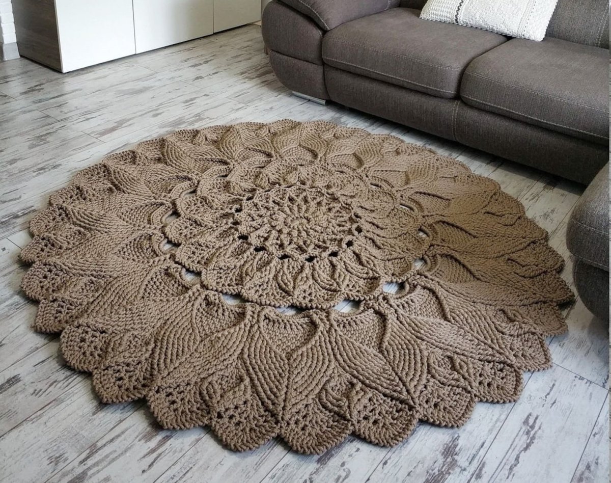 Ковер астрал из полиэфирного шнура