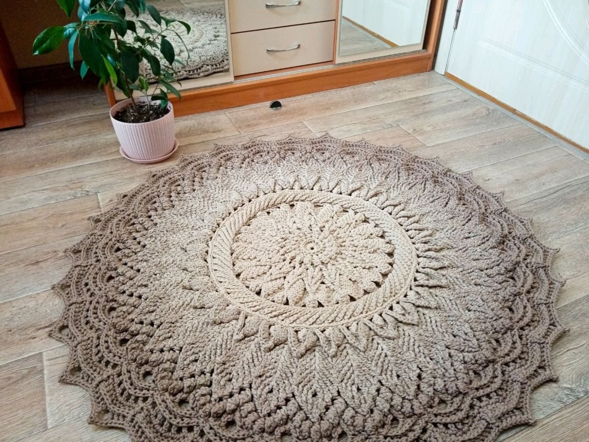 Ковер астрал из полиэфирного шнура