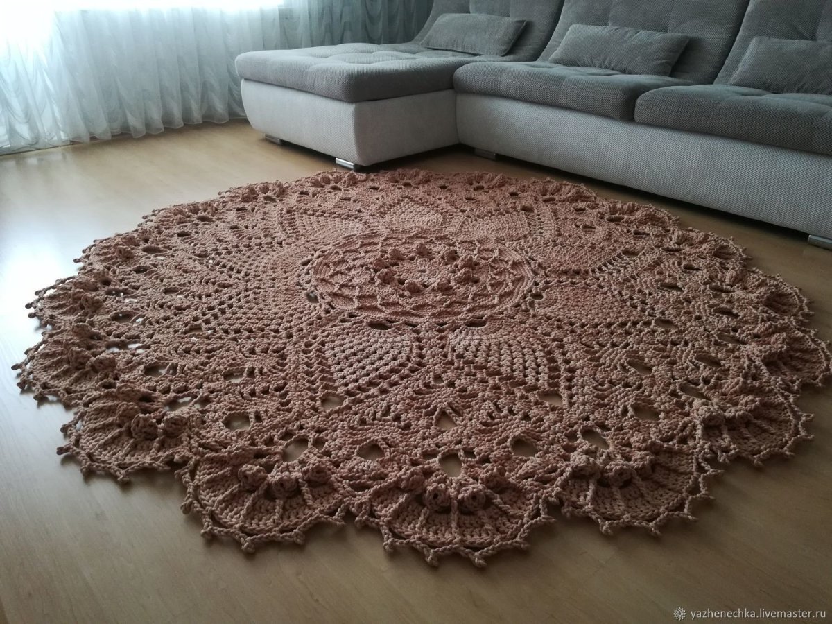 Ковер астрал из полиэфирного шнура