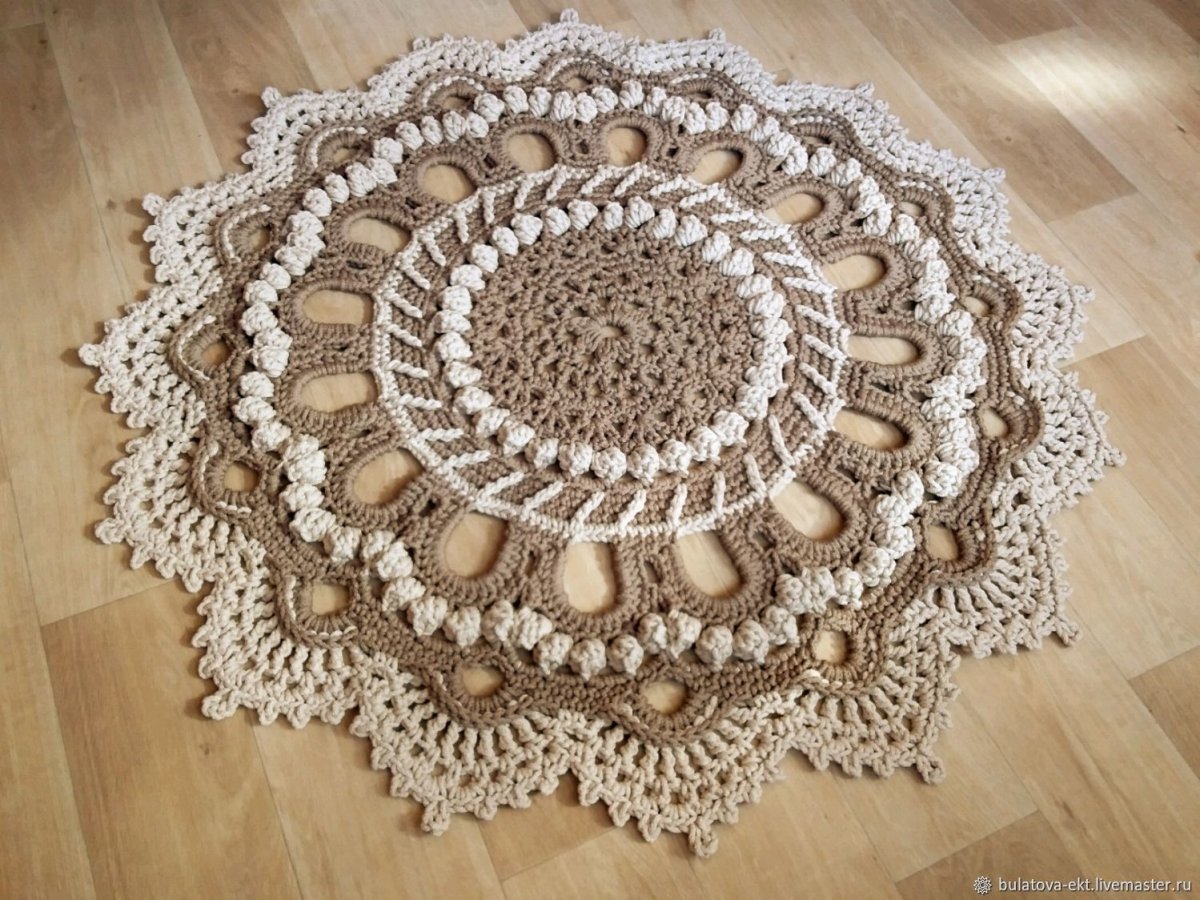 Ковер из шнура