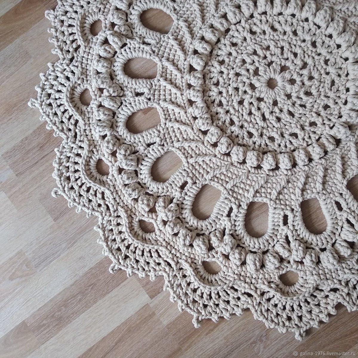 Вязаные коврики