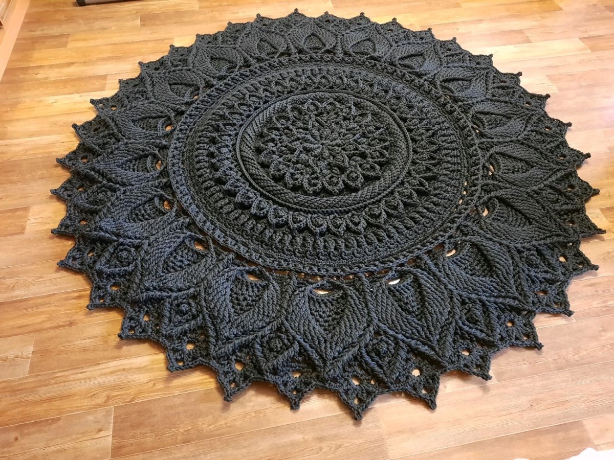 Ковер астрал из полиэфирного шнура