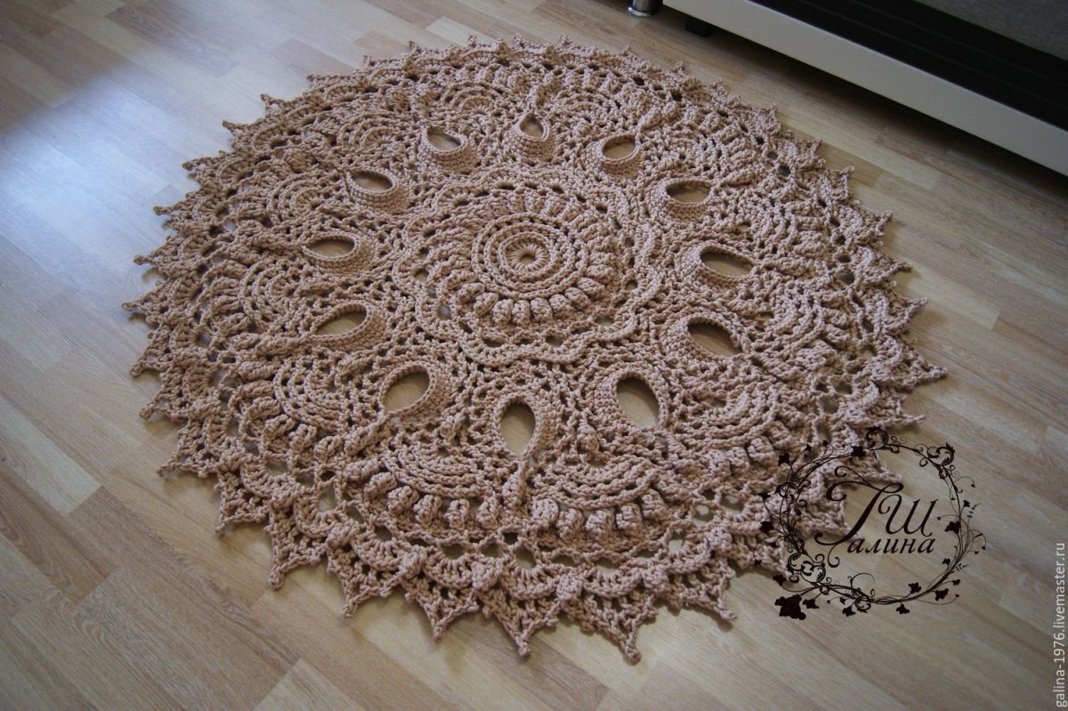 Коврик из полиэфирного шнура