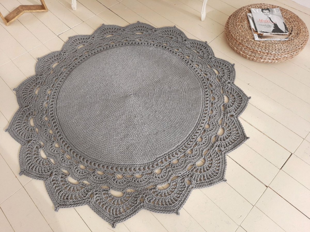 Ковер из полиэфирного шнура Наталья Алимпиева