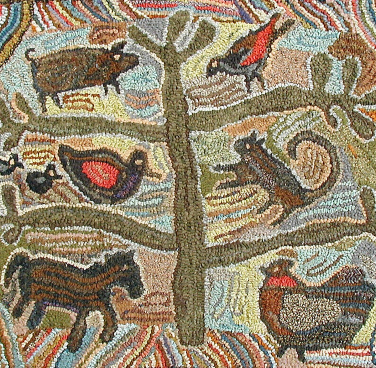 Rug hooking pattern.