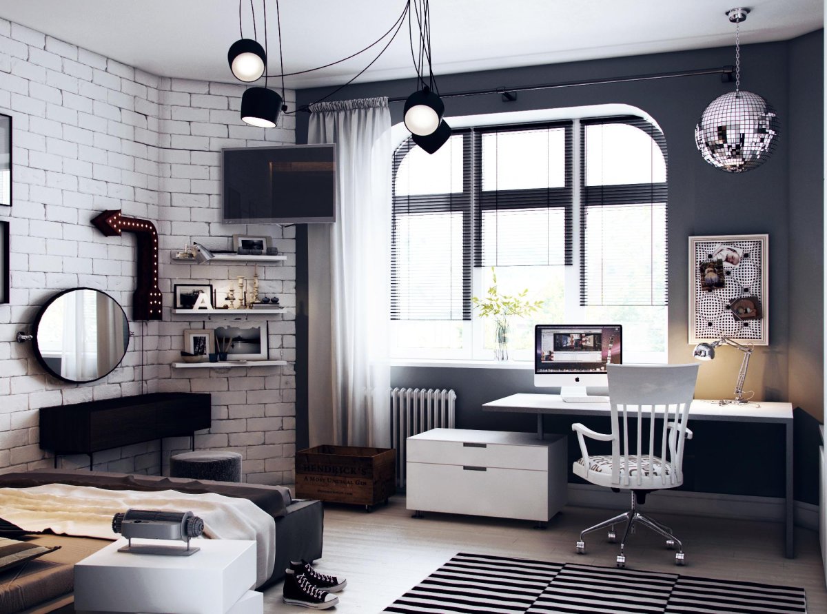 Икеа мебель в стиле лофт