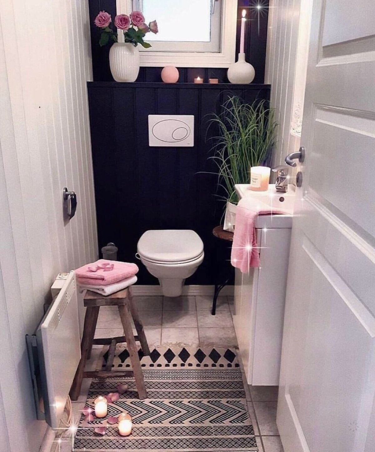 Обои в санузле