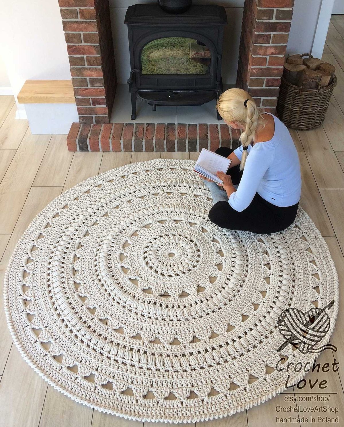 Ковер крючком Crochet Rug