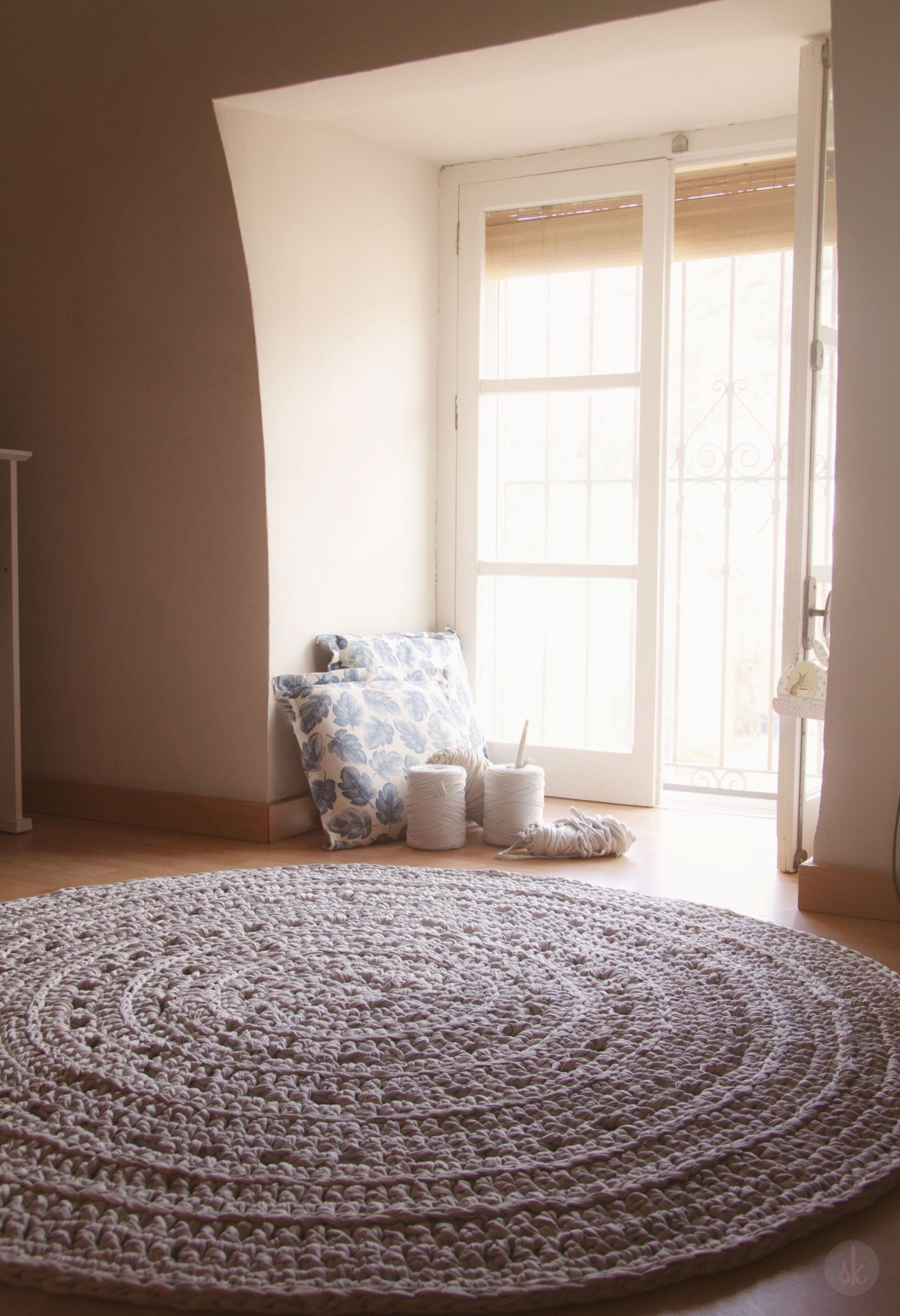 Ковер крючком Crochet Rug