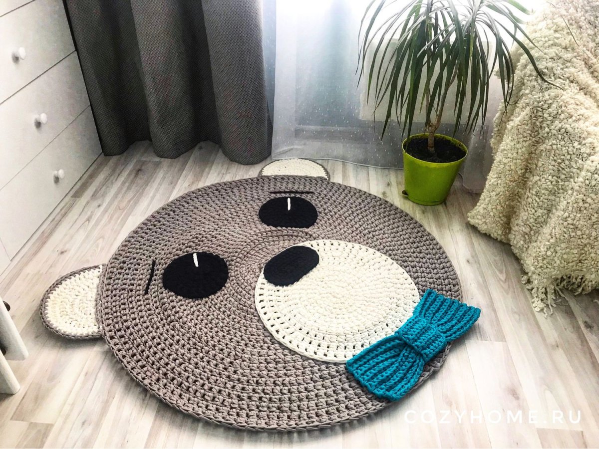 Вязаные коврики