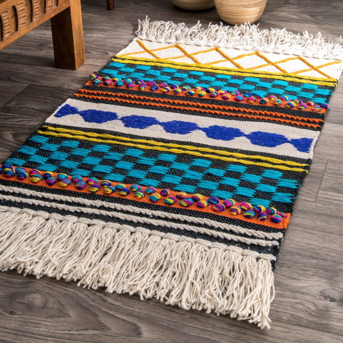 Тканые половики в интерьере