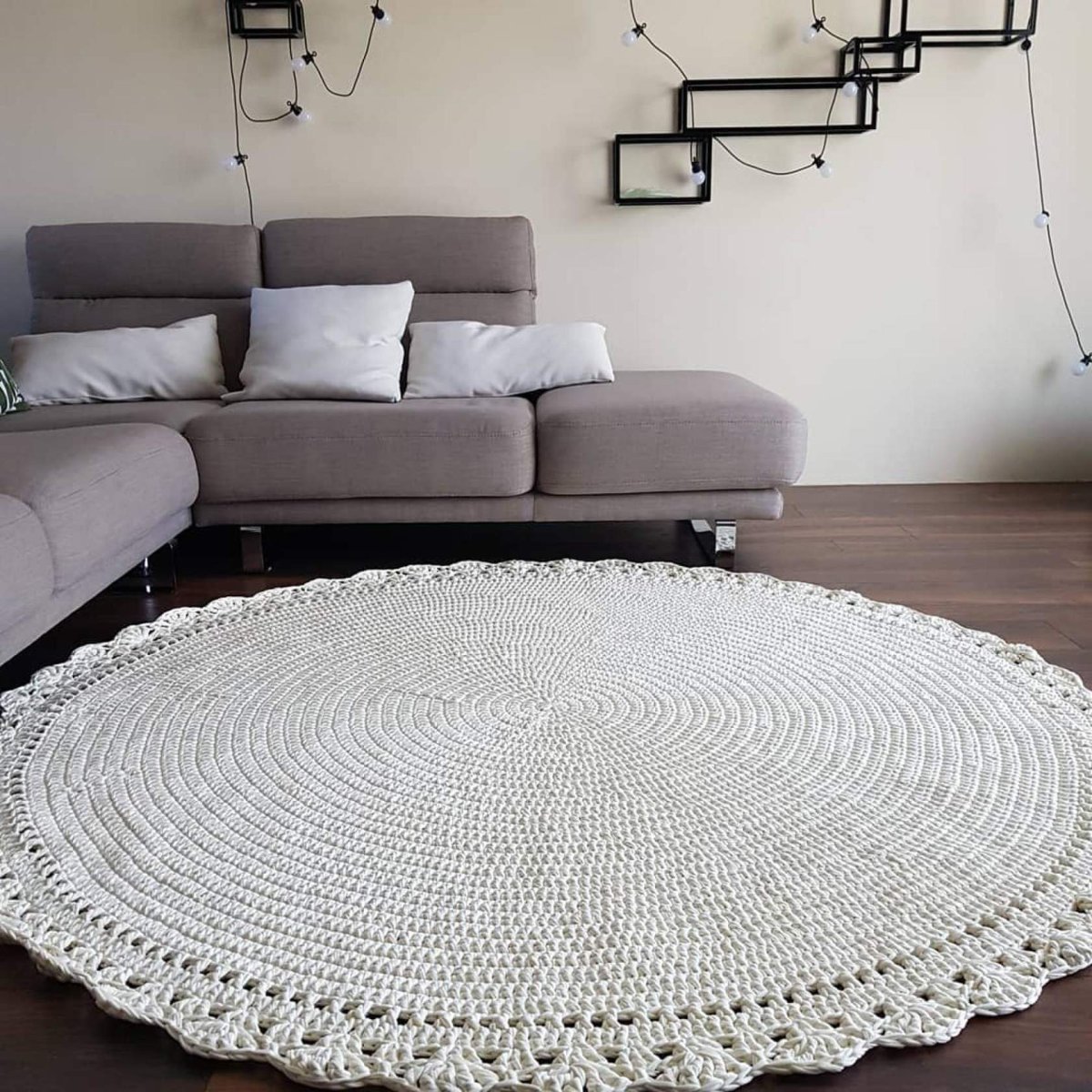 Ковер из трикотажной пряжи