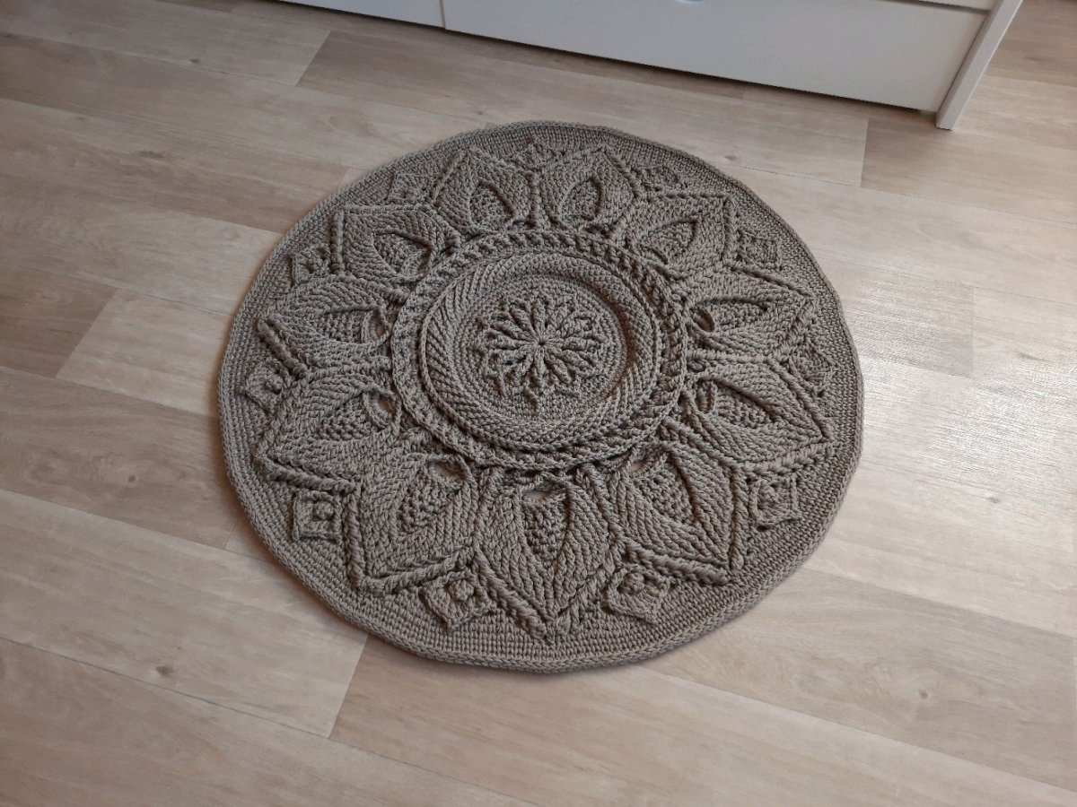 Ковер из полиэфирного шнура Улита