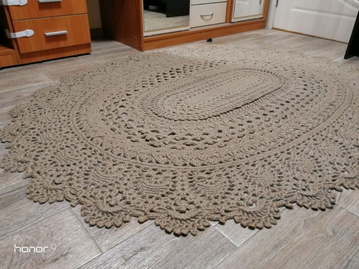 Ковер из джута Майское чудо