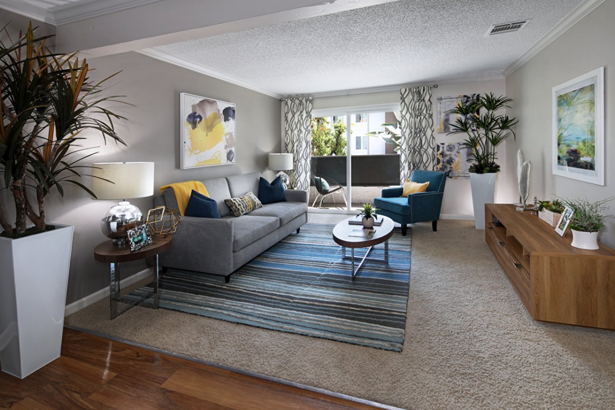 Гостиная с ковром