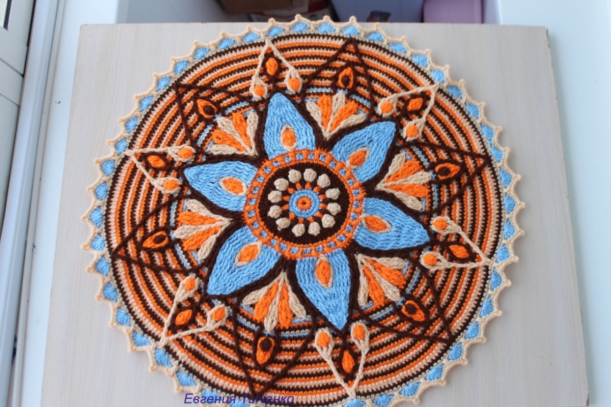 Евгения Тыченко мандалы крючком