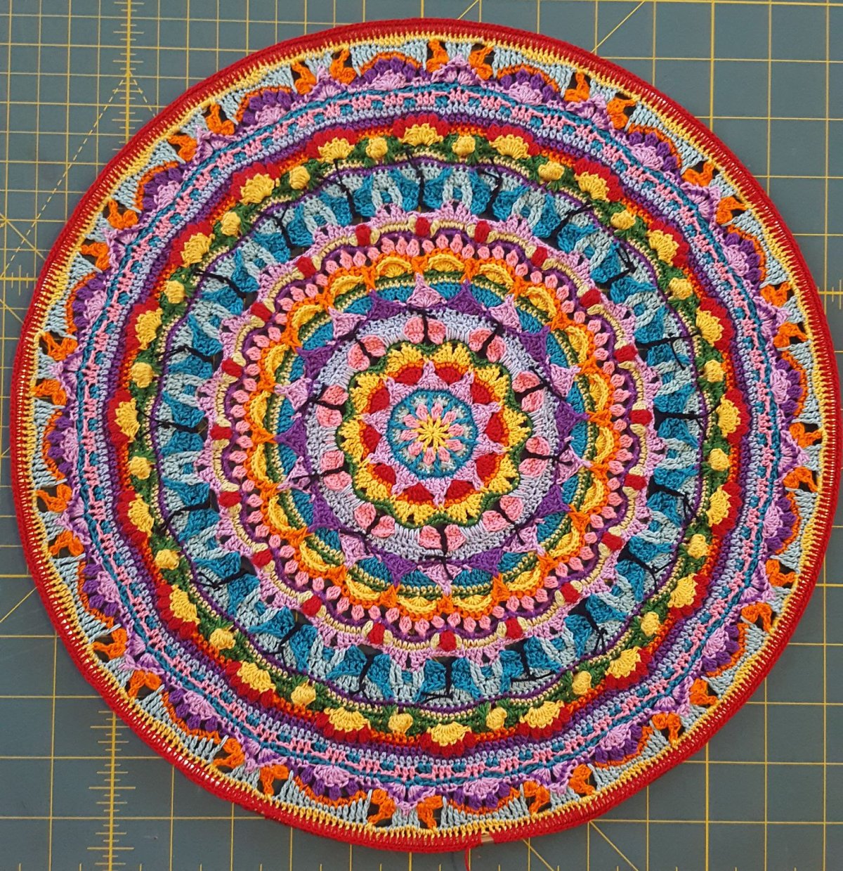 Мандалы крючком маленькие