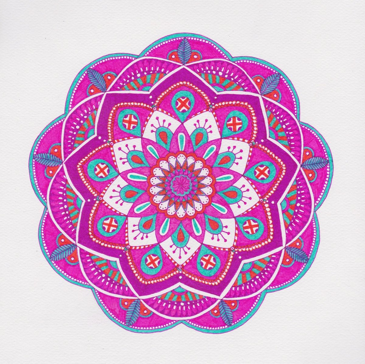 Мандала рисовать красками