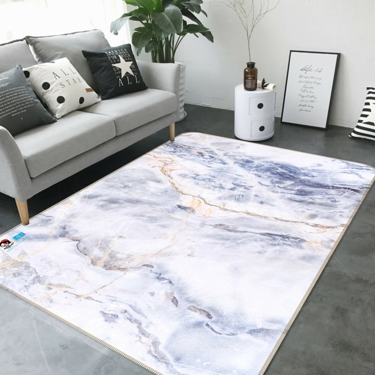 Ковер под мрамор