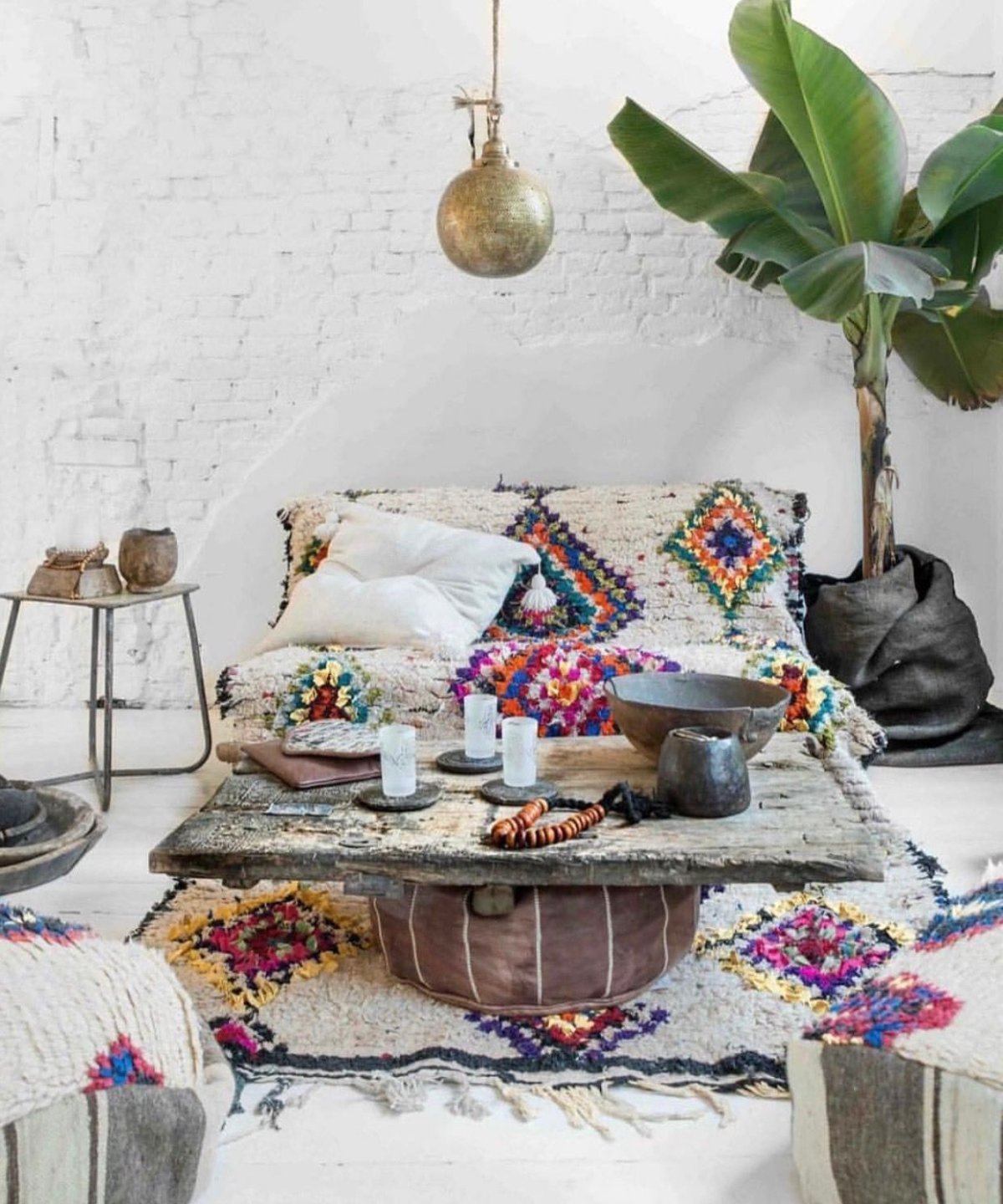 Бохо Шик мудборд интерьер