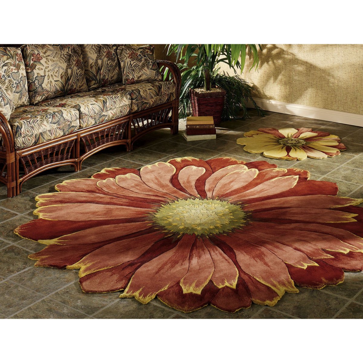 Ковер в виде цветка