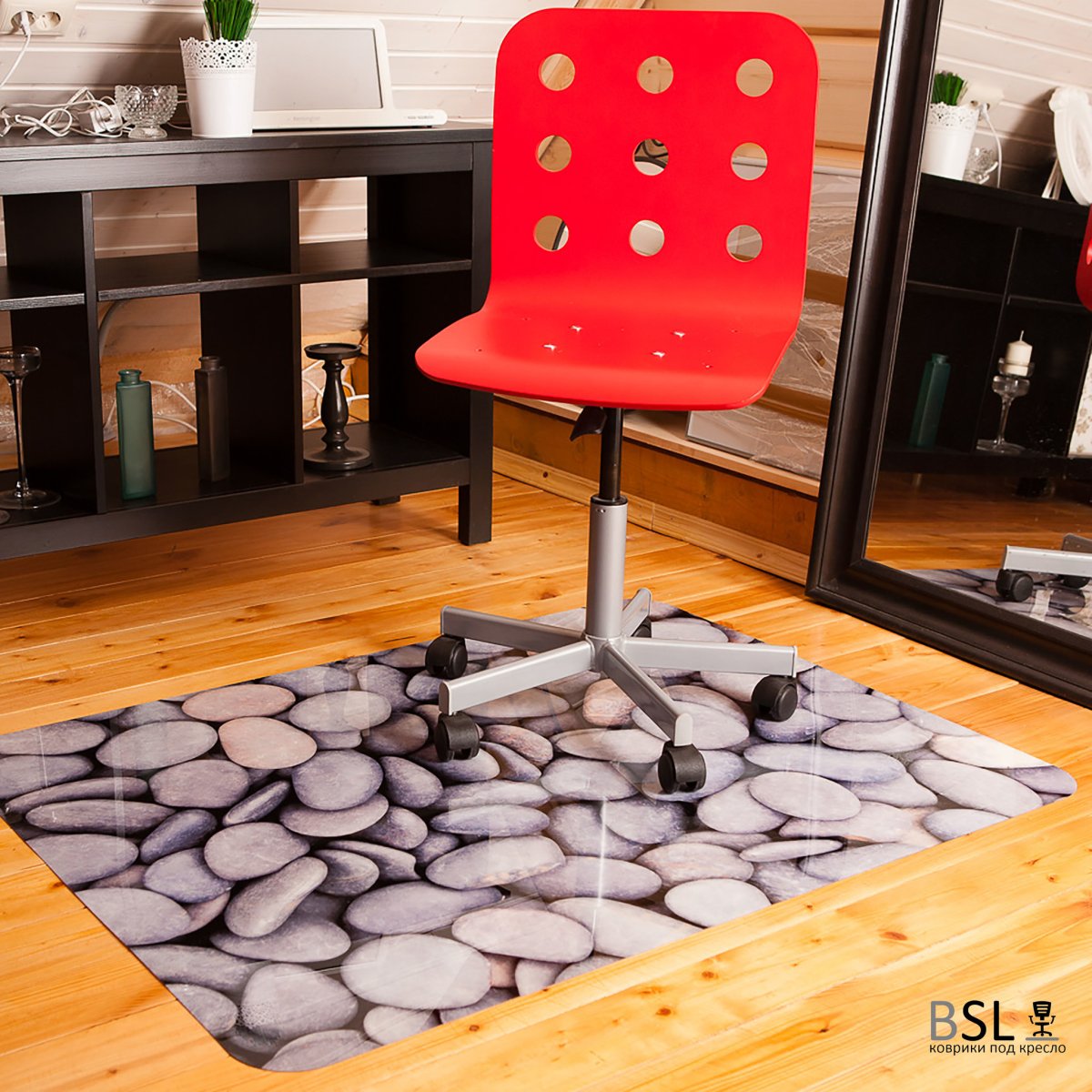 Коврик под компьютерное кресло