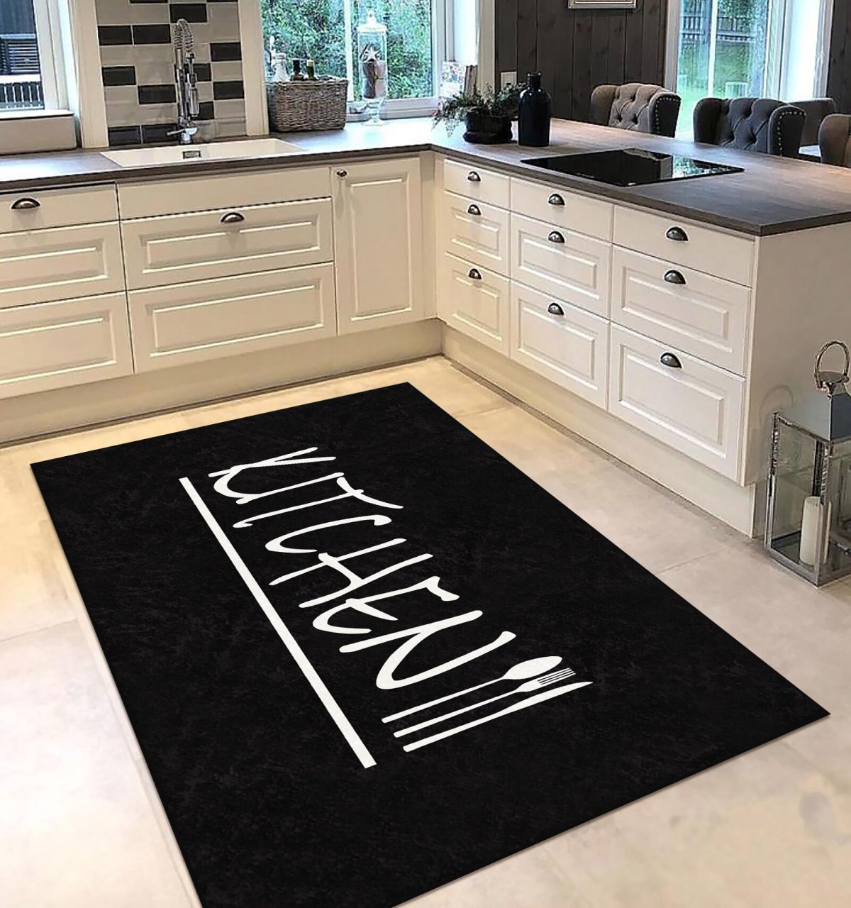 Виниловый коврик для кухни