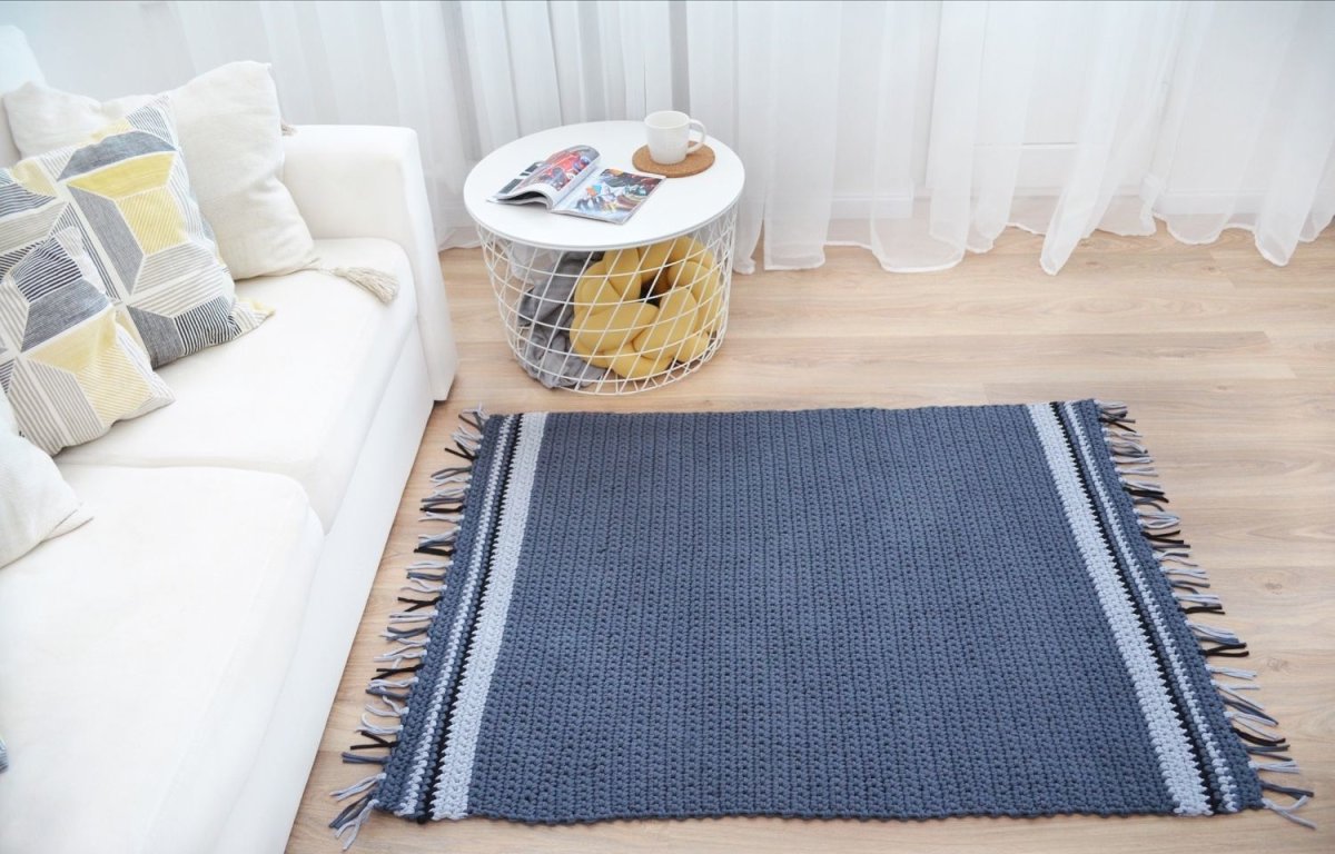 Ковер из трикотажной пряжи