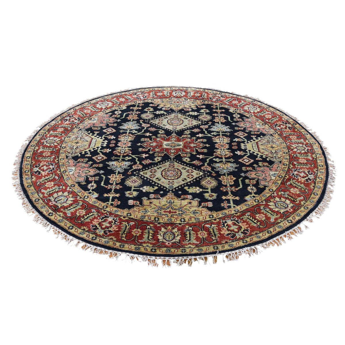 Старинный ковер круглый