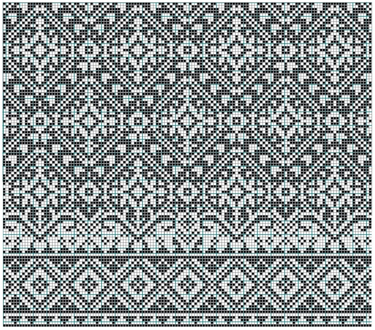 Орнамент жаккард пахта