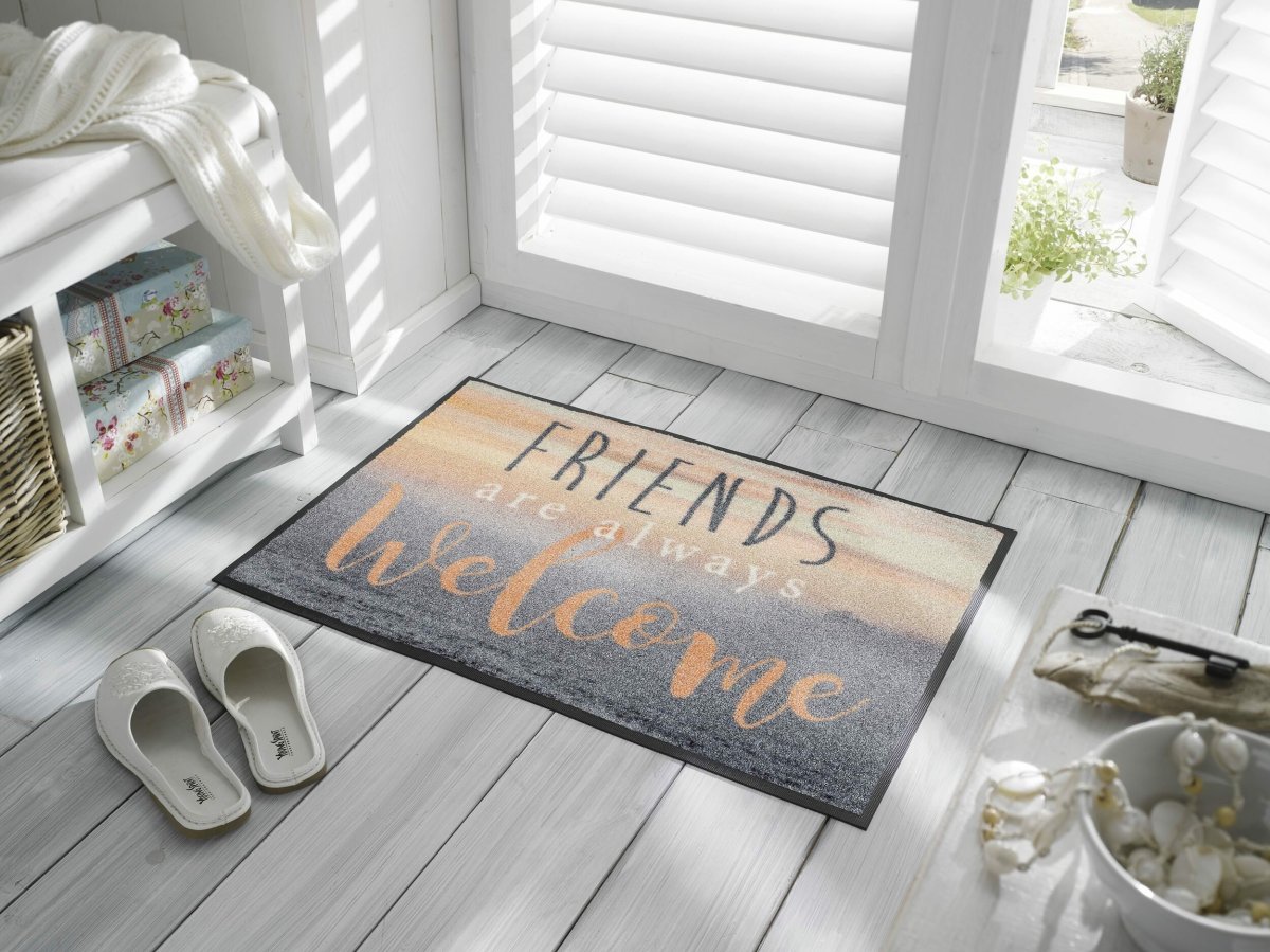 Коврик придверный Welcome