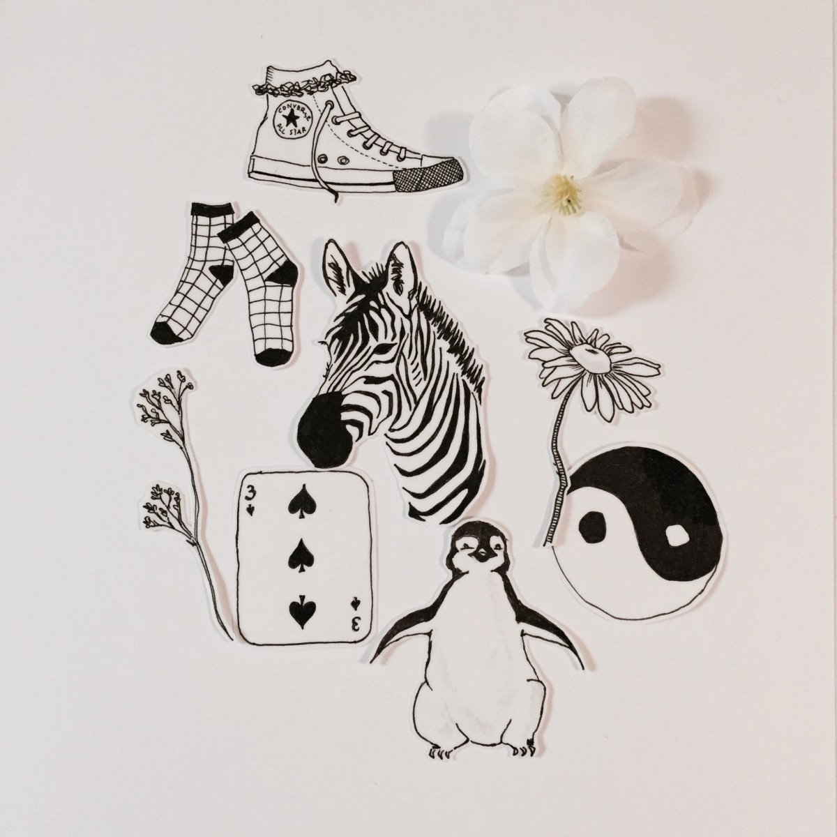 Эстетичные наклейки Энди КИД