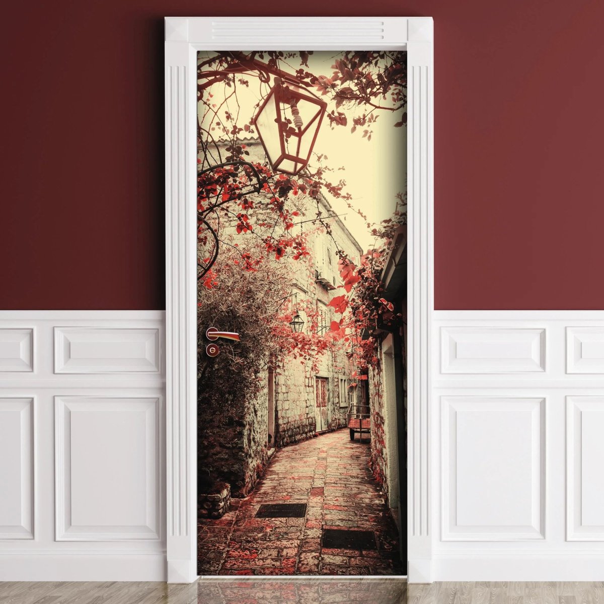 Декорировать дверь