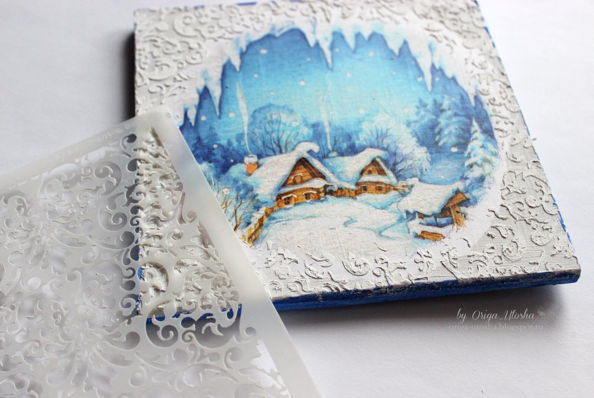 Новогоднее панно своими руками