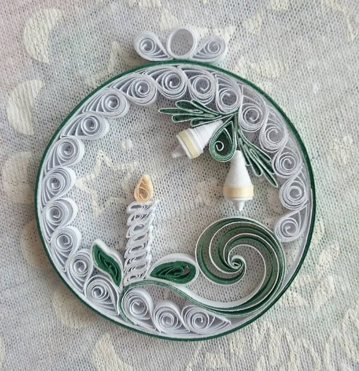 Квиллинг зимняя тематика