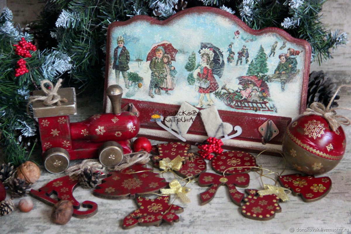 Новогоднее панно