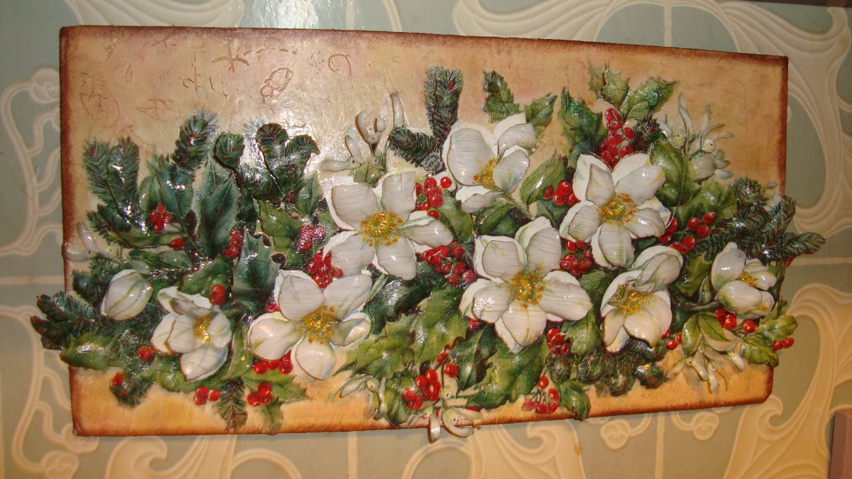 Красивые новогодние панно