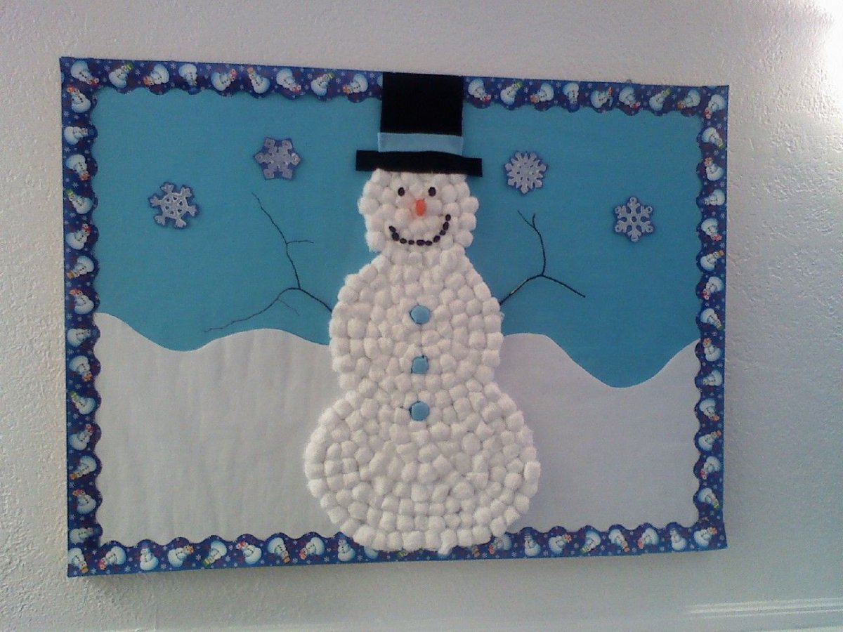 Новогоднее панно в садик