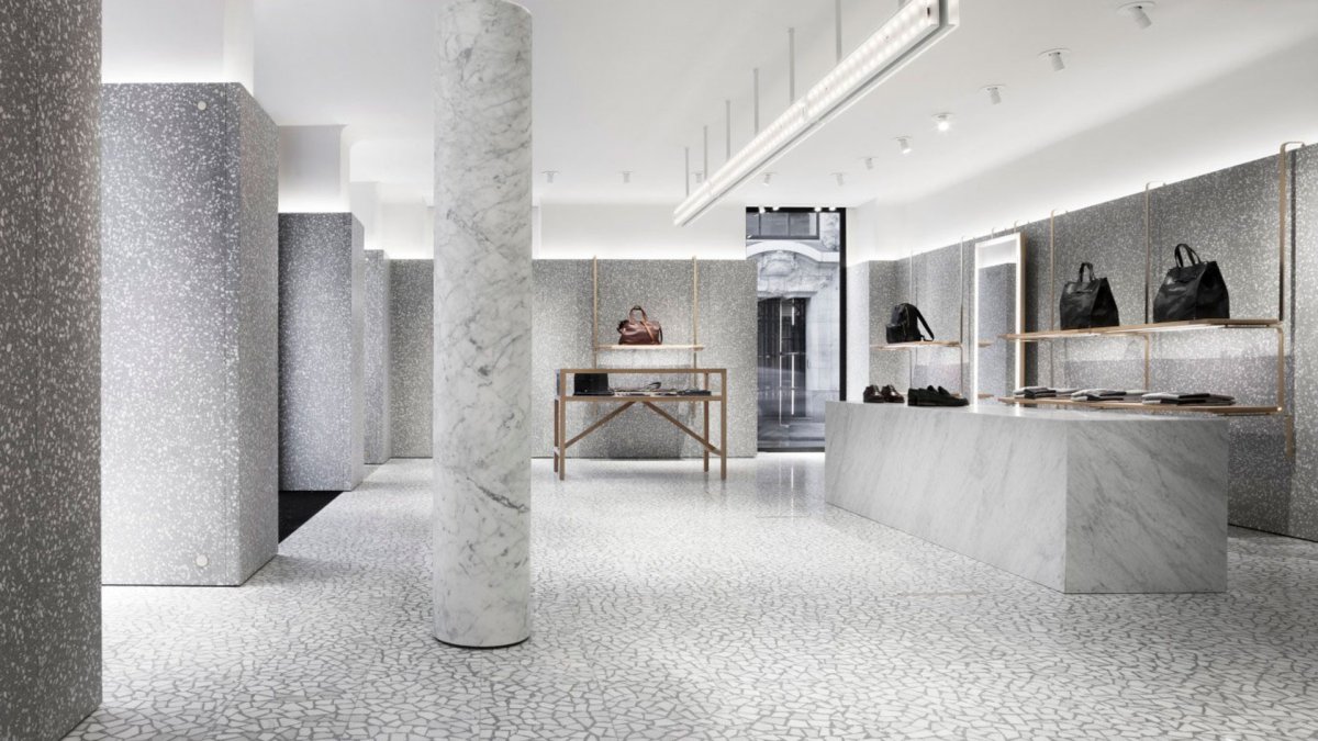 Терраццо и мрамор в интерьере