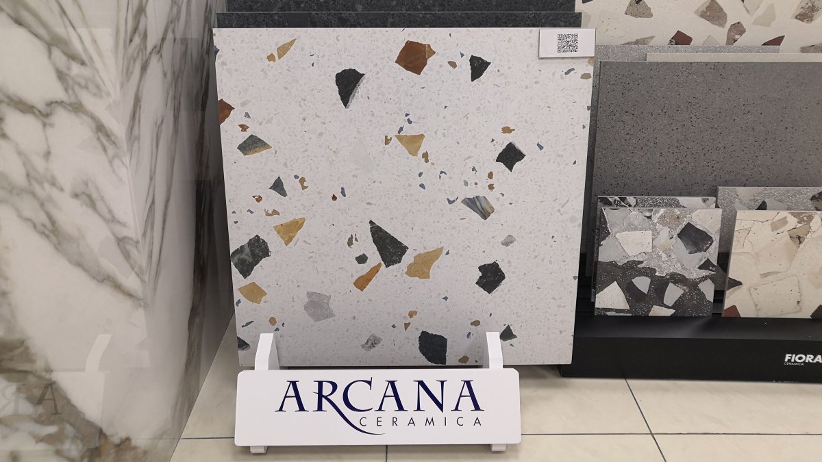 Гермес белый терраццо кг 02 400х400 стандарт