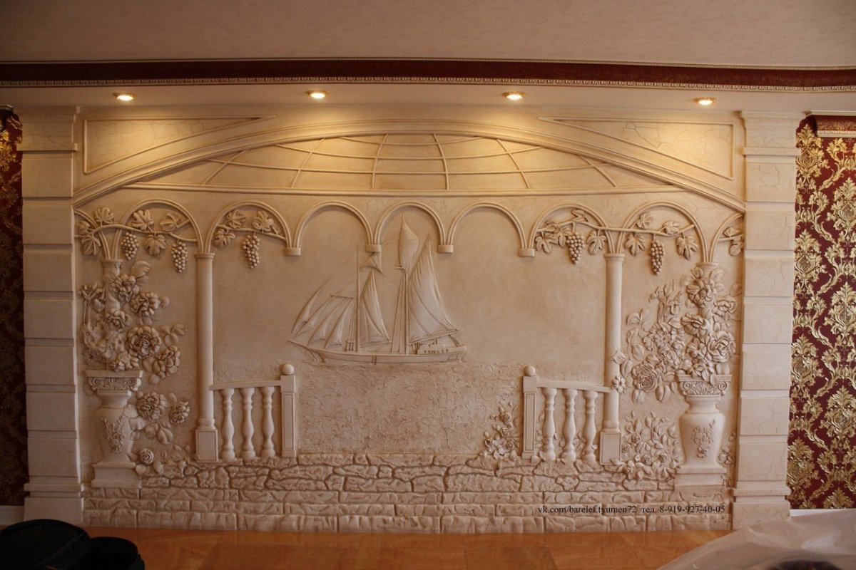 Красивые барельефы