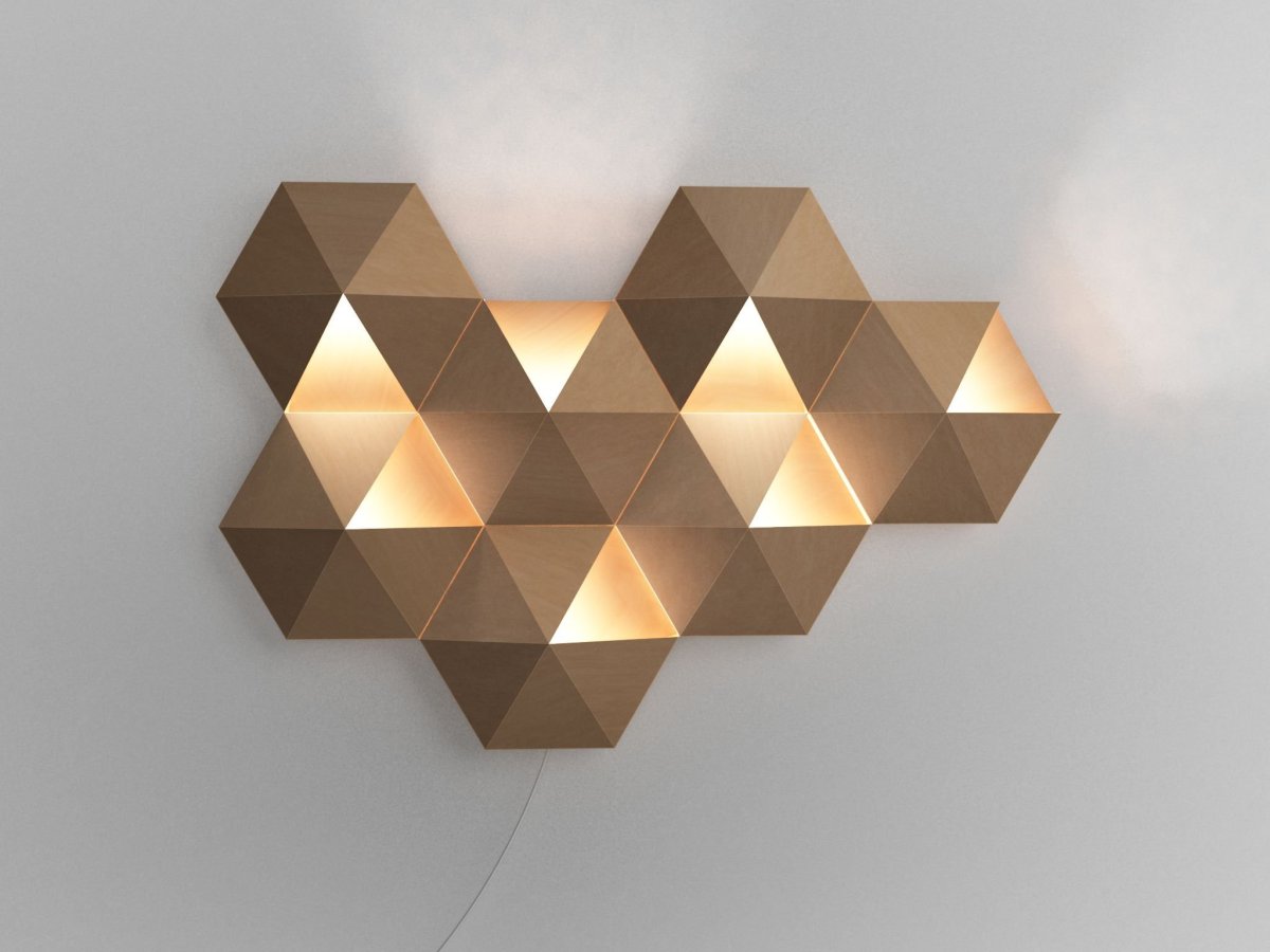 Геометрические бра на стену